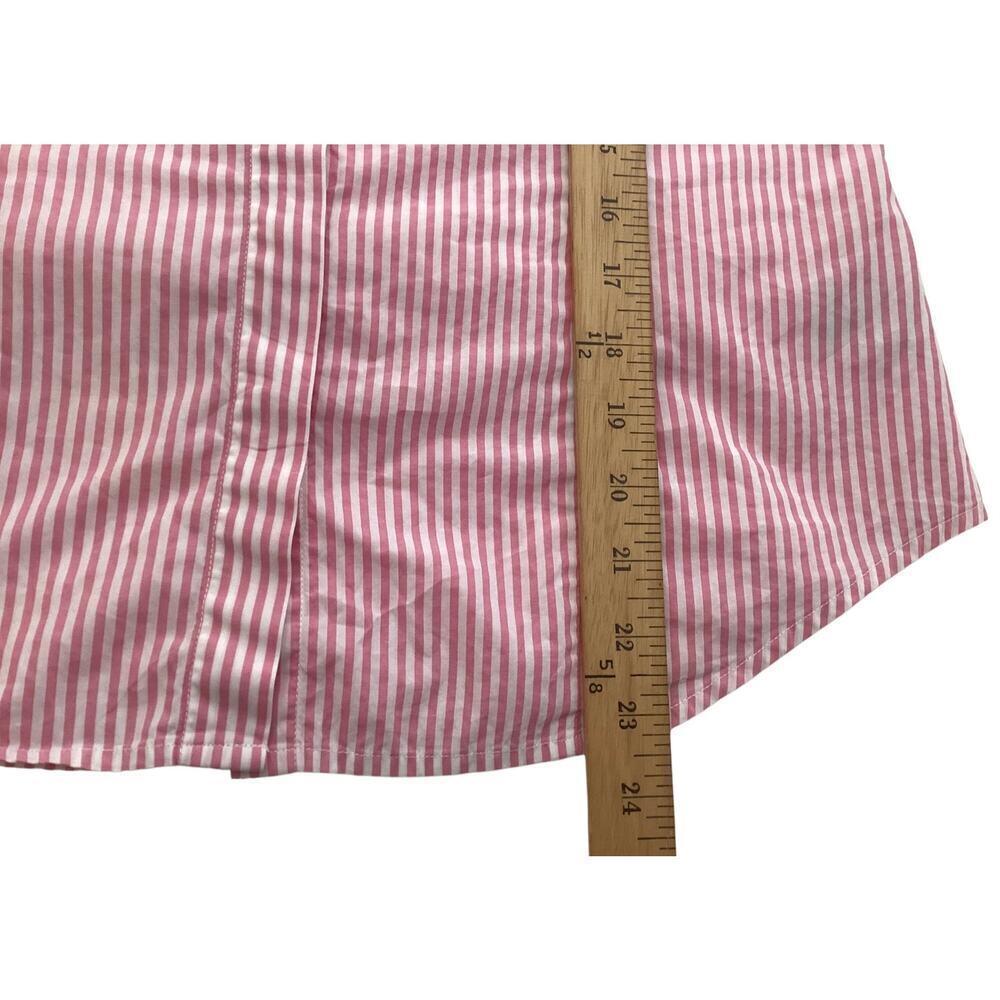 Vintage John Forsyth button down shirt pink stripe women’s sz 6 - Picture 6 of 8